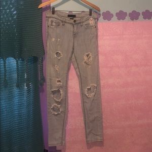 BDG ripped light wash jeans